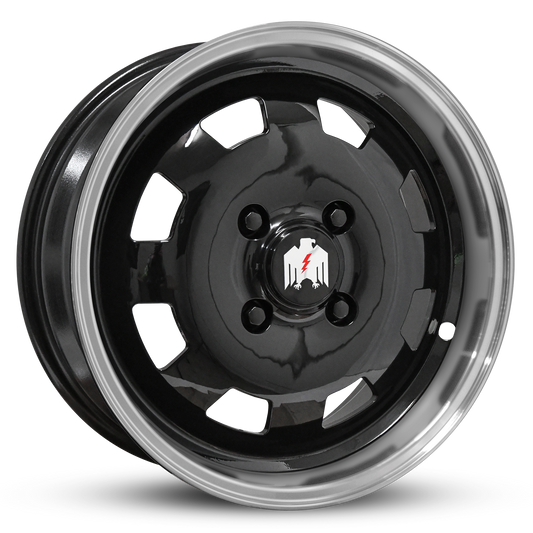 Moon | Gloss Black Machined Lip