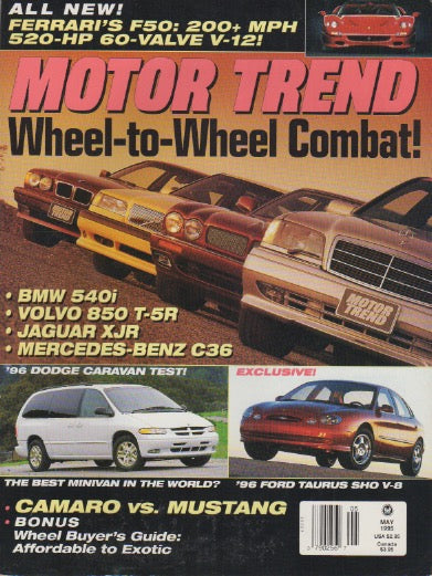 Motor Trend Magazine 1995/05