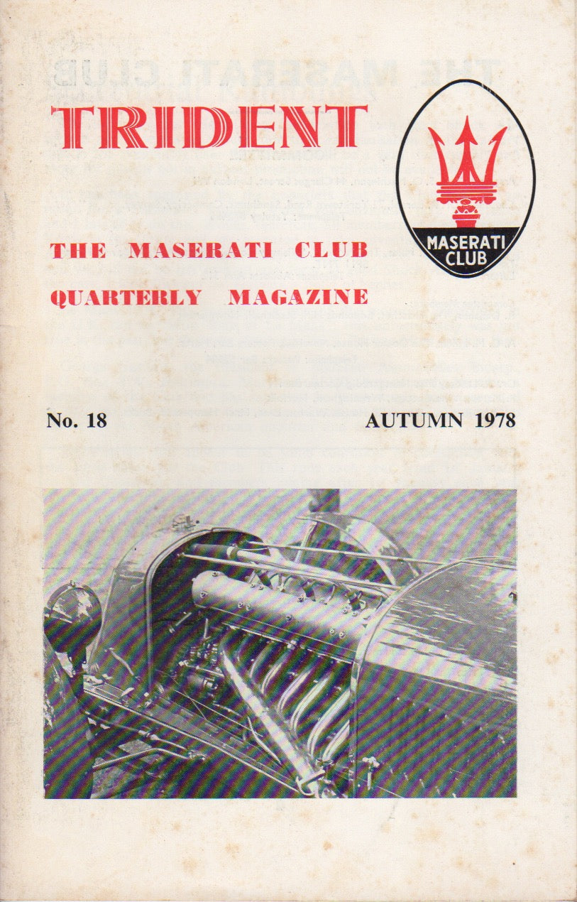 Trident - The Maserati Club UK Magazine No. 18