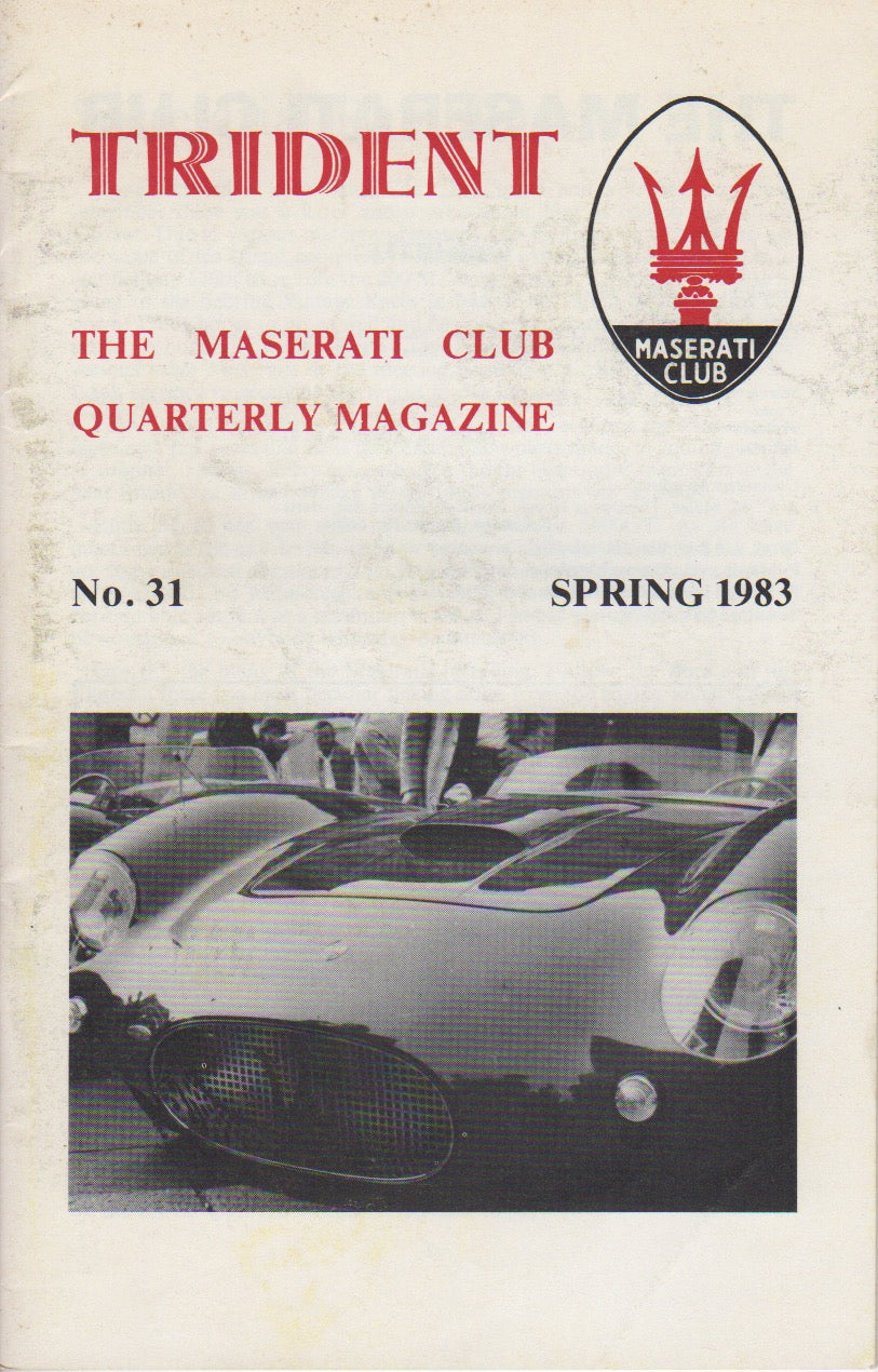 Trident - The Maserati Club UK Magazine No. 31