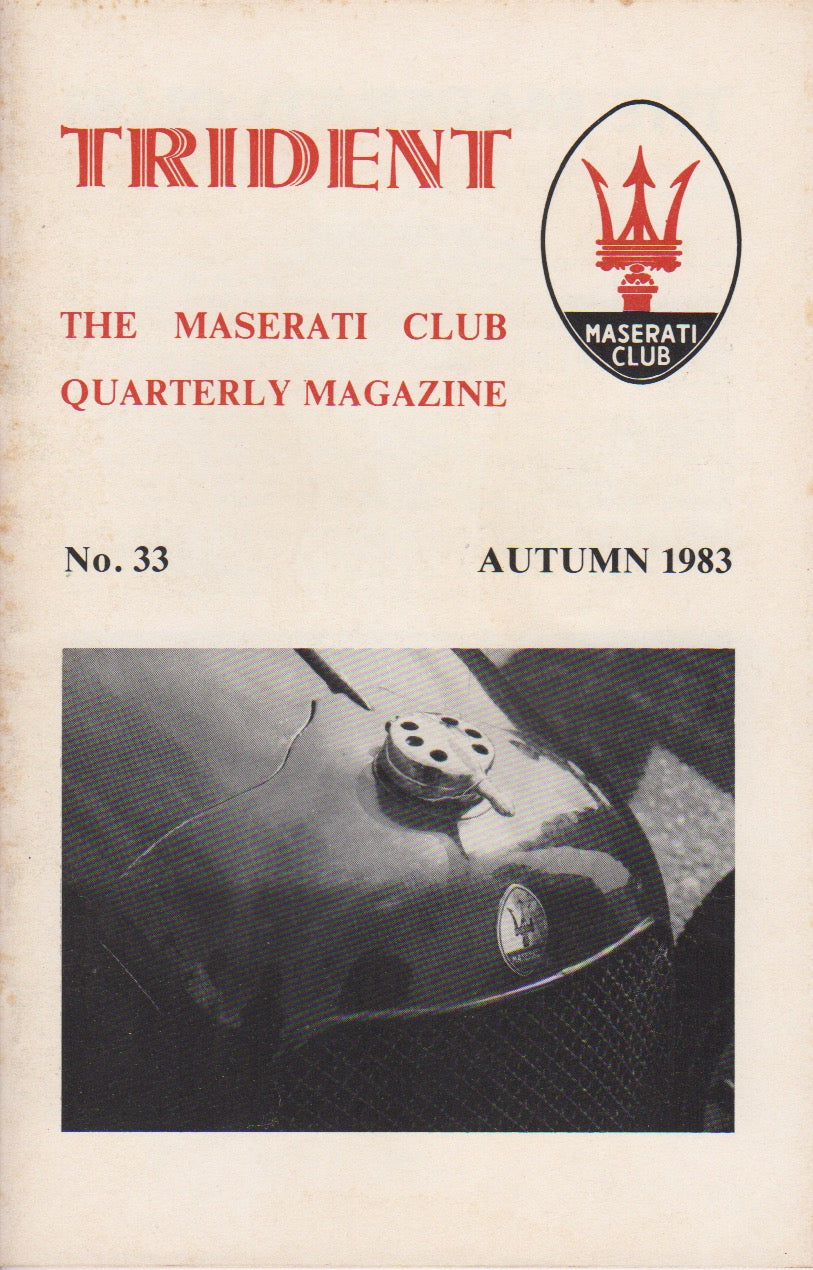 Trident - The Maserati Club UK Magazine No. 33