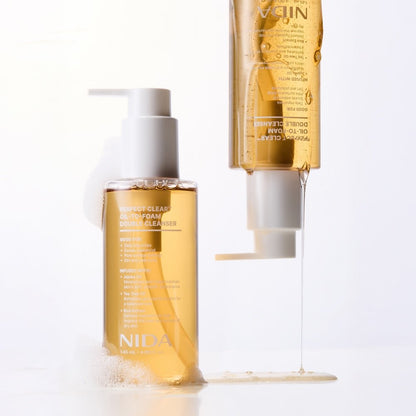 NIDA Perfect Clear Oil-To-Foam Double Cleanser 145ml