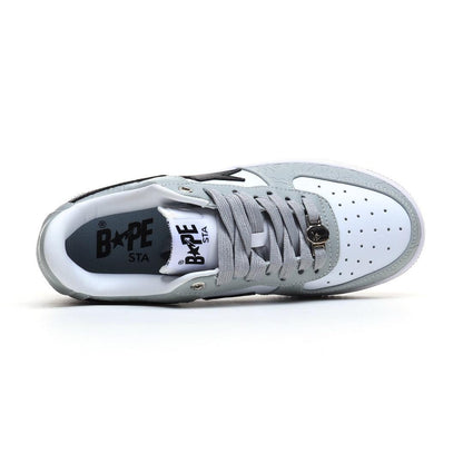 A Bathing Ape Bape Sta Low 'Grey Black'