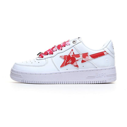 A Bathing Ape Bape Sta Low ABC 'Camo White Pink'