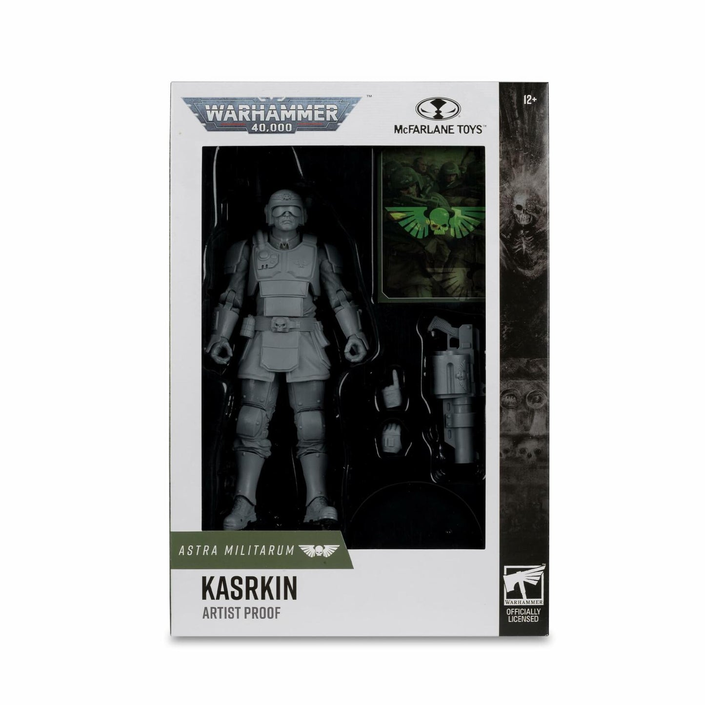 McFarlane Toys Warhammer 40K Kasrkin Astra Militarum Figura 7in Gris