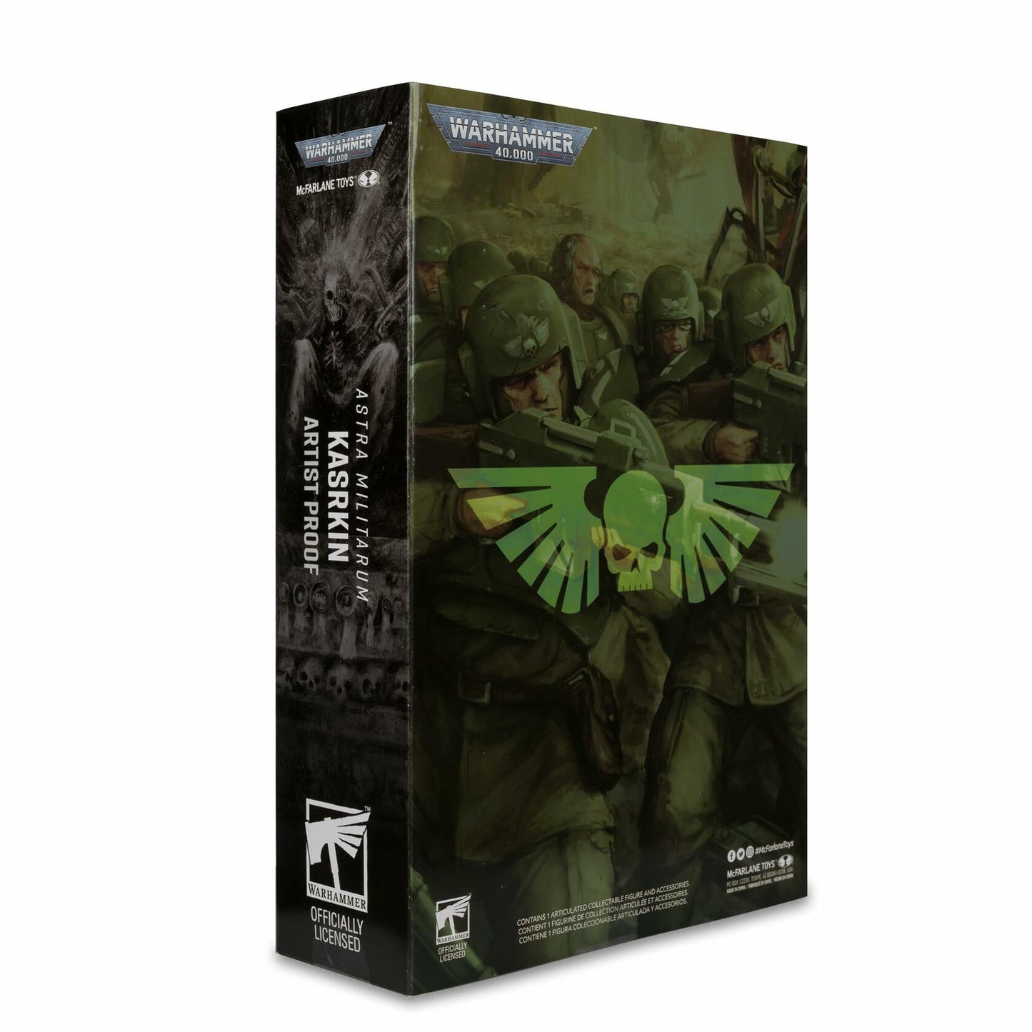 McFarlane Toys Warhammer 40K Kasrkin Astra Militarum Figura 7in Gris