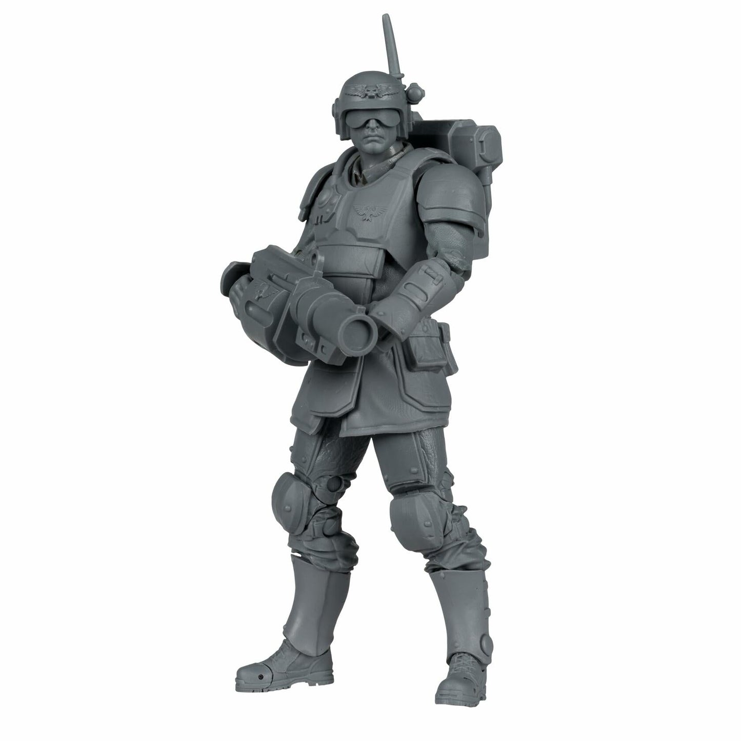McFarlane Toys Warhammer 40K Kasrkin Astra Militarum Figura 7in Gris