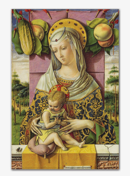 Our Lady of the Harvest Painting on Stretched Canvas - Medium
