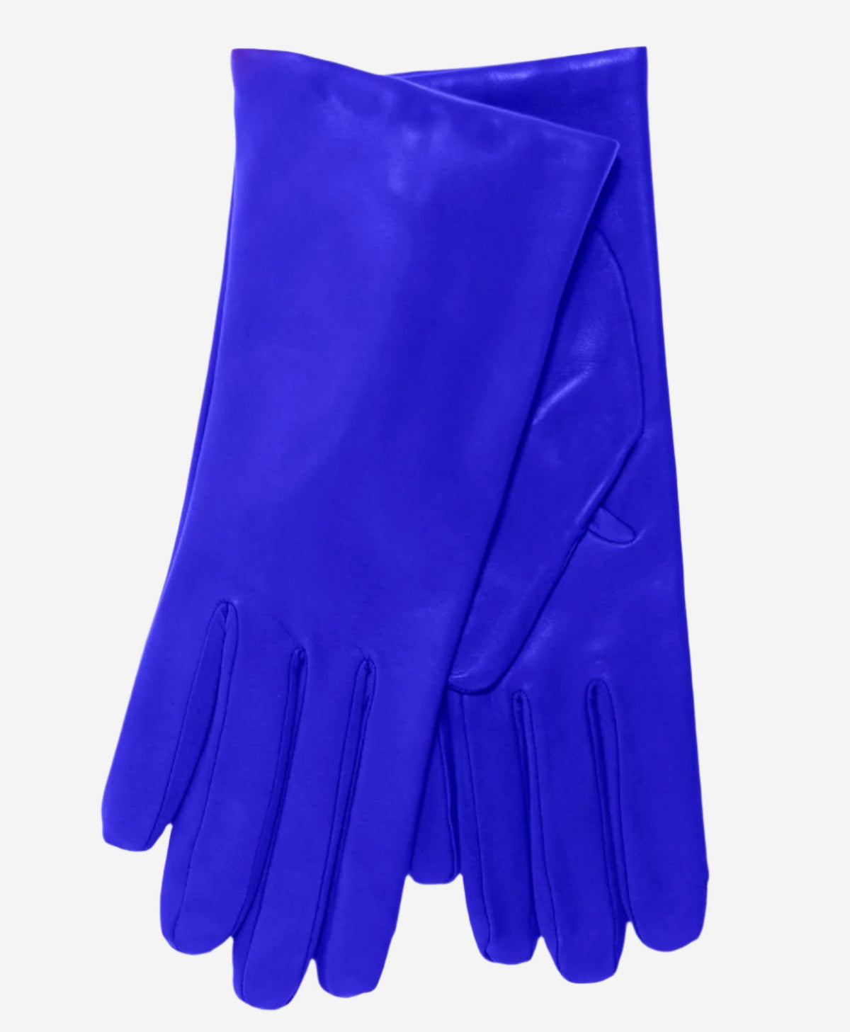 Isabella (rylblue) - Italian lambskin leather gloves with cashmere lining — photo 1 of 7