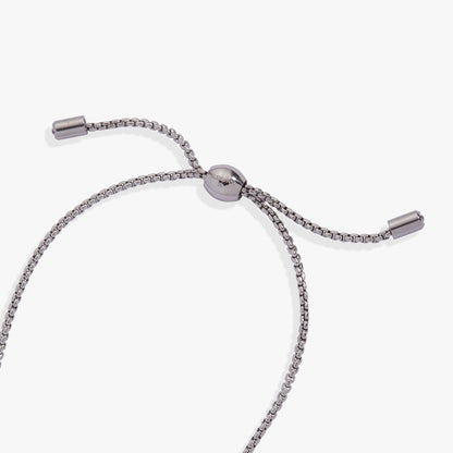 May Everyday Birthstone Pave Bolo Bracelet