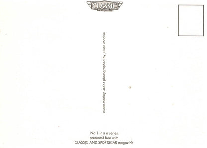 Austin Healey 3000 Postcard