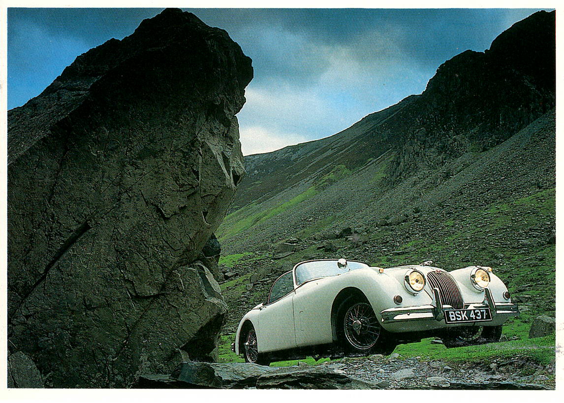 Jaguar XK150 Postcard