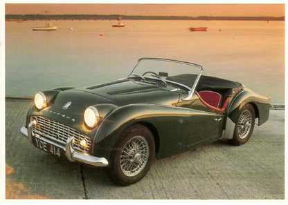 Triumph TR3A Postcard