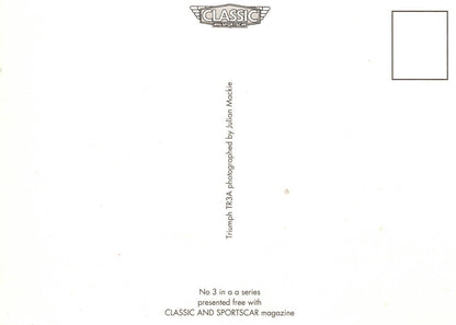 Triumph TR3A Postcard