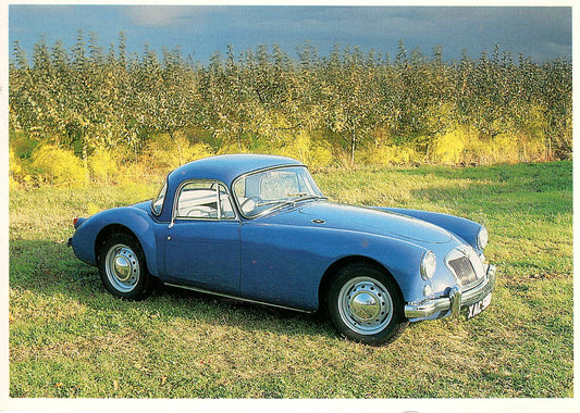 MGA Coupe Postcard