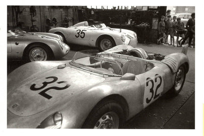 Porsche RSK Team, Le Mans 1959 - Jesse Alexander Postcard