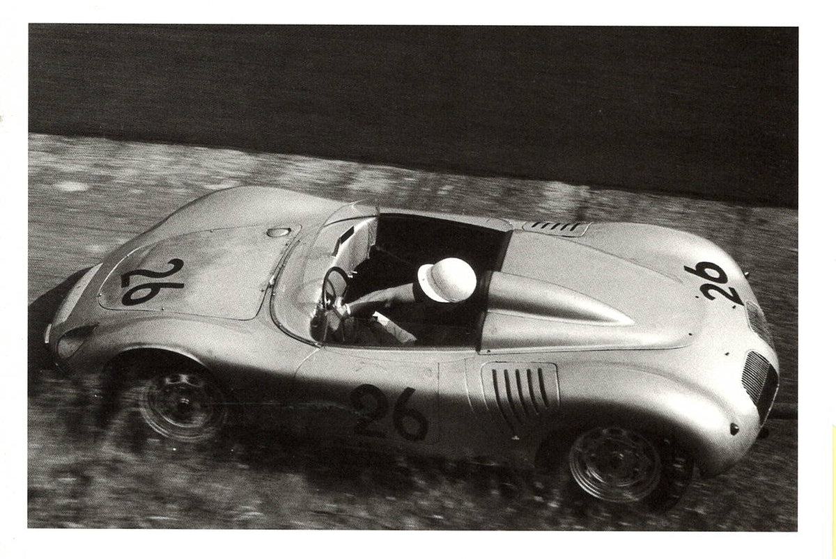 Jo Bonnier On Porsche, Nurburgring 1959 - Jesse Alexander Postcard