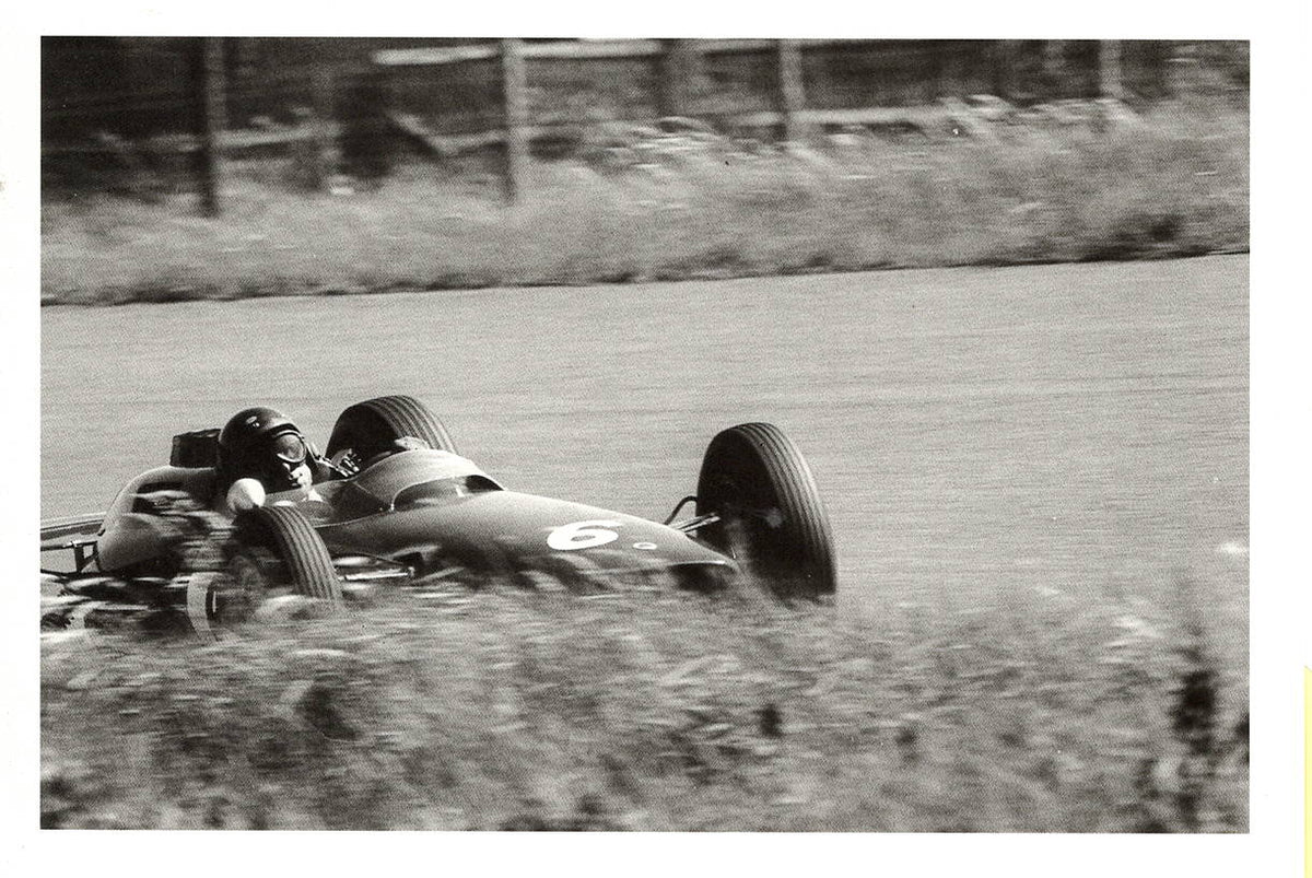 Jim Clark On Lotus, Zandvoort 1962 - Jesse Alexander Postcard