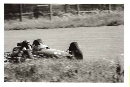 Jim Clark On Lotus, Zandvoort 1962 - Jesse Alexander Postcard