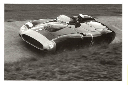 Eugenio Castellotti On Ferrari, Nurburgring 1956 - Jesse Alexander Postcard