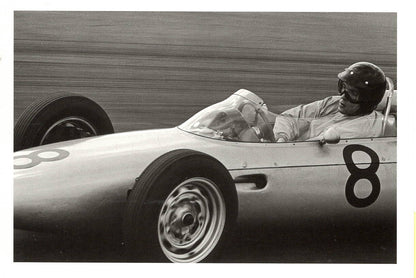 Dan Gurney On Porsche, Nurburgring 1962 - Jesse Alexander Postcard