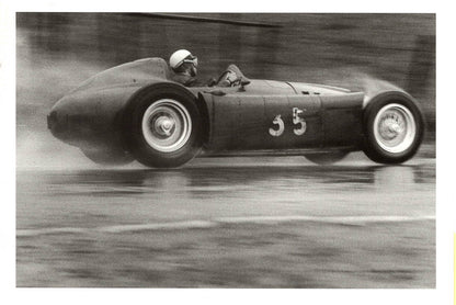 Eugenio Castellotti On Lancia, Spa 1955 - Jesse Alexander Postcard