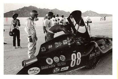 Bonneville Salt Flats, Streamlined Record Car, 1964 - Jesse Alexander Postcard