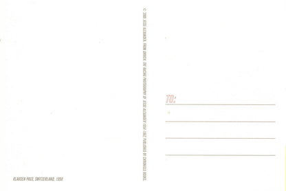 Klausen Pass, Switzerland, 1998 - Jesse Alexander Postcard
