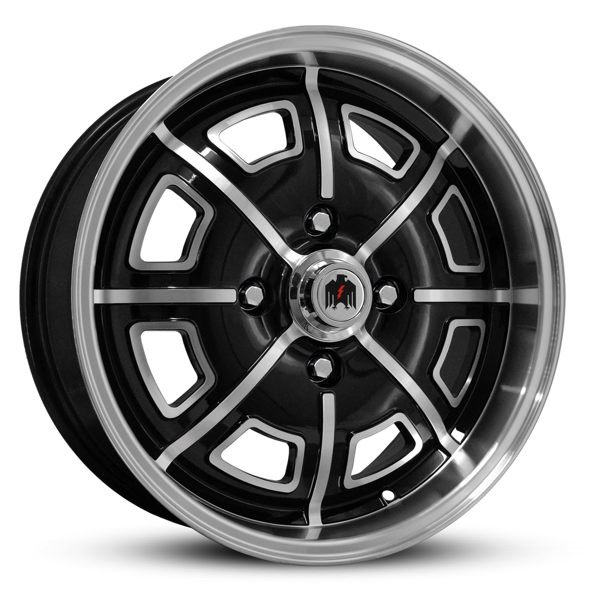Pedrini | Gloss Black Full Machined Face, Windows, & Lip