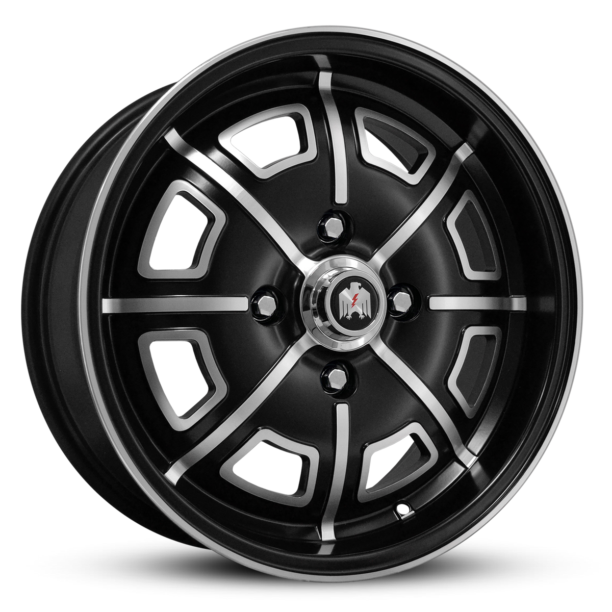 Pedrini | Satin Black Full Machined Face, Windows & Lip Edge — photo 1 of 6