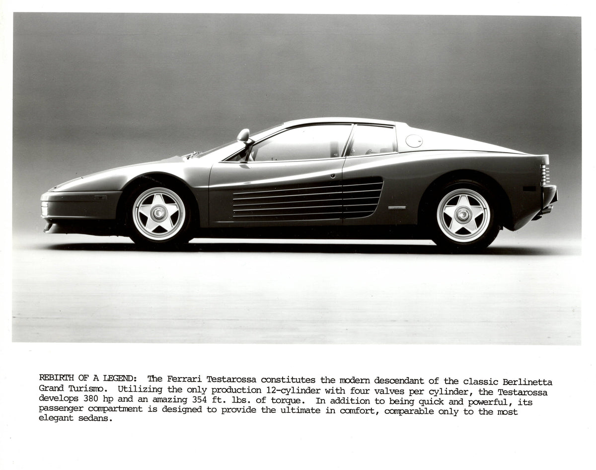 Ferrari Testarossa Press Photo