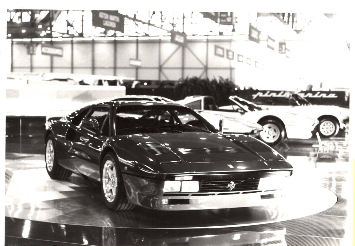 Ferrari 288 GTO At Auto Show 1984 - 2 Photo Set