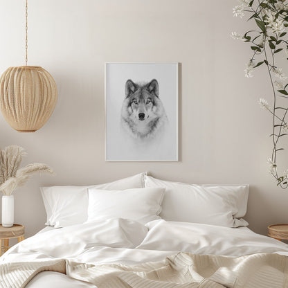 Portrait of a Timber Wolf