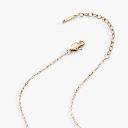 Pisces Zodiac Charm Cluster Necklace