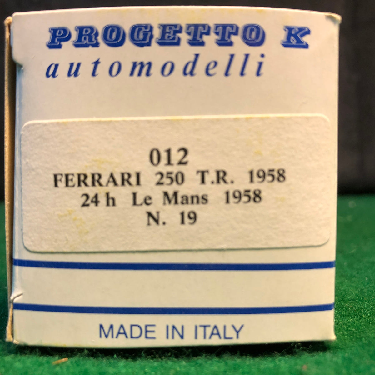 Ferrari 250 TR N 15 Le Mans 1958 by Progetto K 1:43 (PK012)