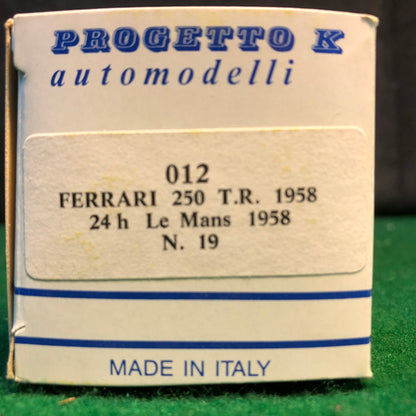 Ferrari 250 TR N 15 Le Mans 1958 by Progetto K 1:43 (PK012)