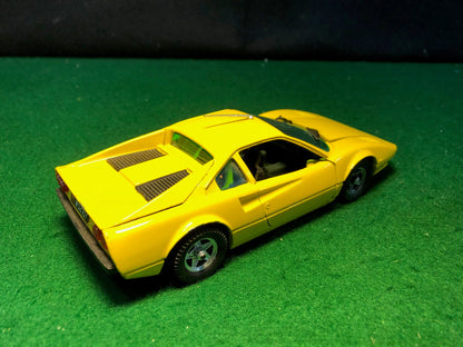 Ferrari 308 GTB Yellow by Polistil 1:25 (S661)(No box)