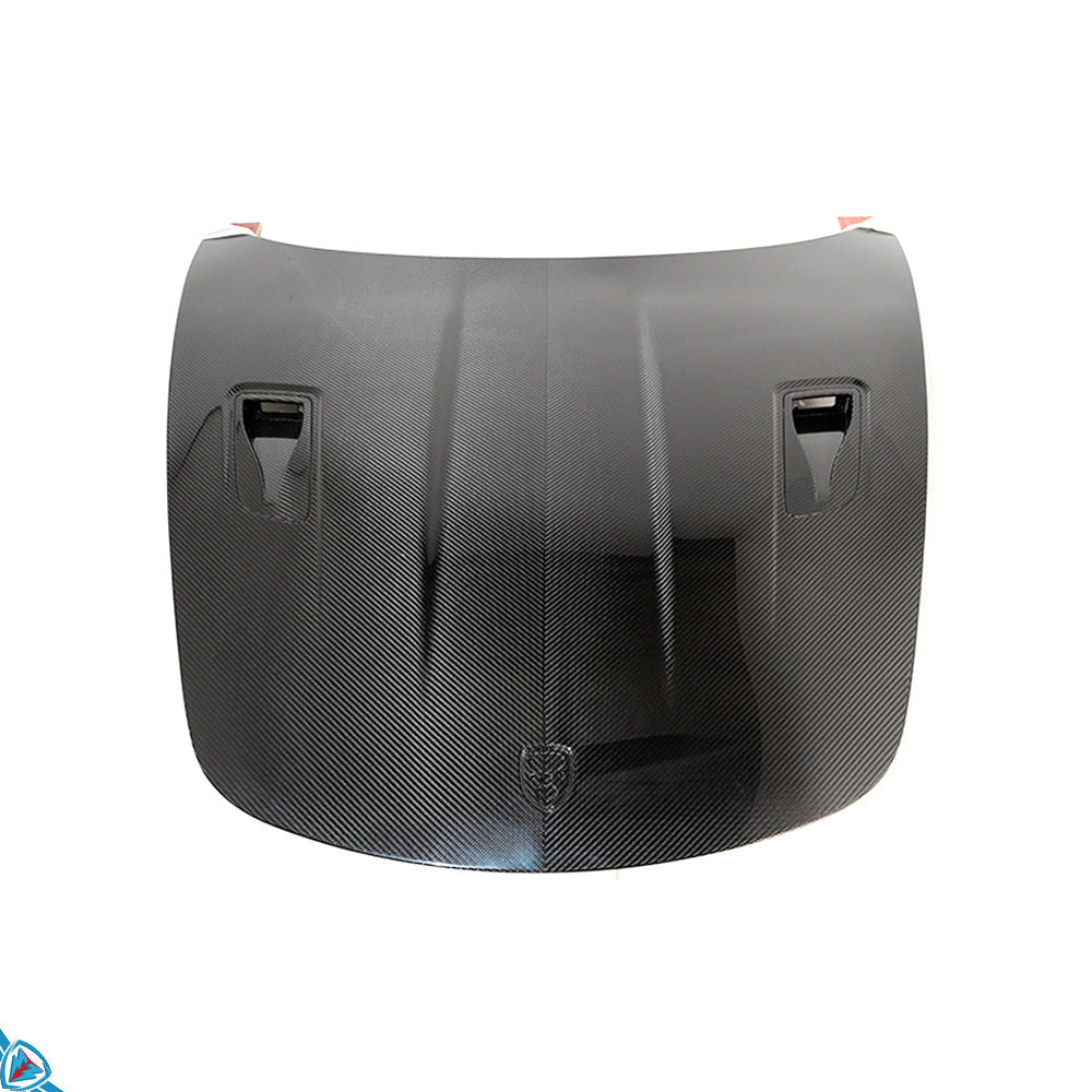 2012-2025 Porsche Boxster & Cayman (981/982) GT4 RS Style Pre-Preg Dry Carbon Fiber Hood | FYBR Aerodynamics