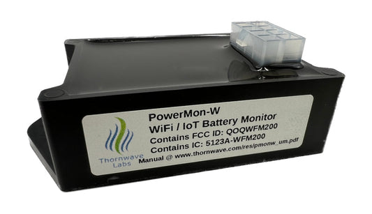 PowerMon-W - WiFi / IoT Advanced Battery Monitor / DC Power Meter with data logging