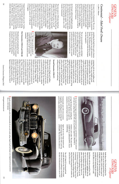 Geneva Concours d'Elegance 2023