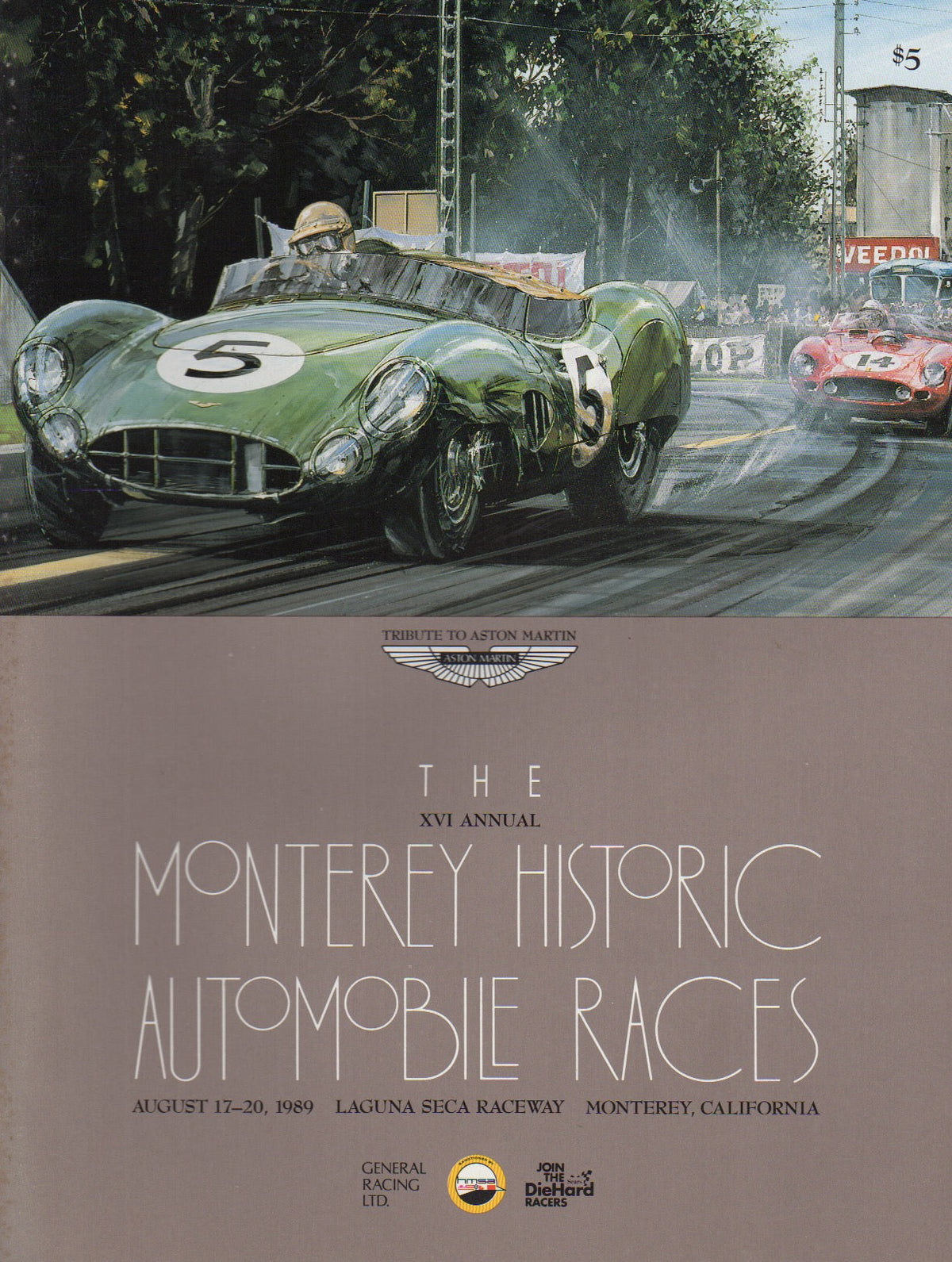 Monterey Historic Auto Races 1989 - Tribute to Aston Martin