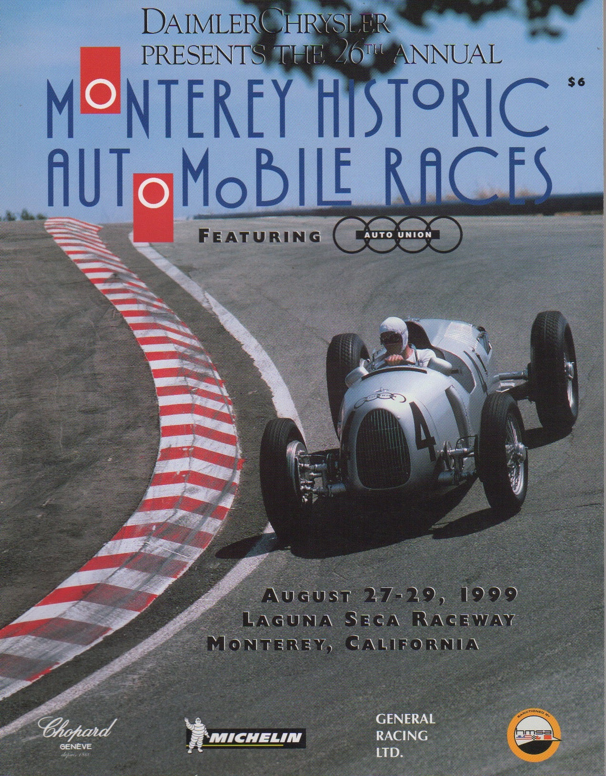Monterey Historic Auto Races 1999 - Featuring Auto Union