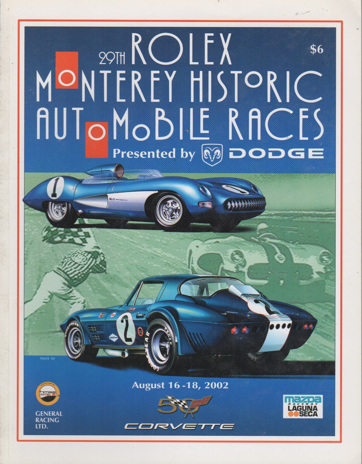 Monterey Historic Auto Races 2002 - Corvette 50