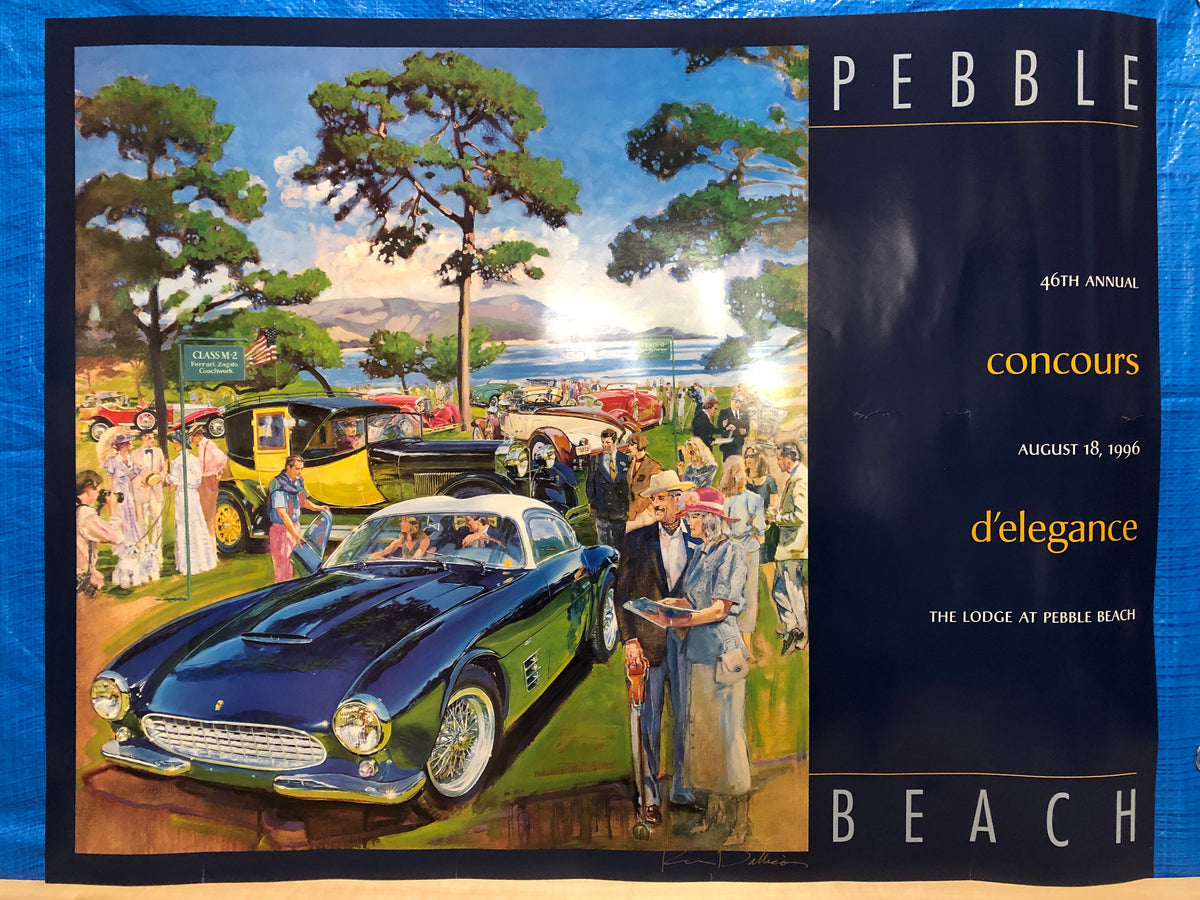 Pebble Beach Concours d'Elegance 1996 Event Poster (Signed)
