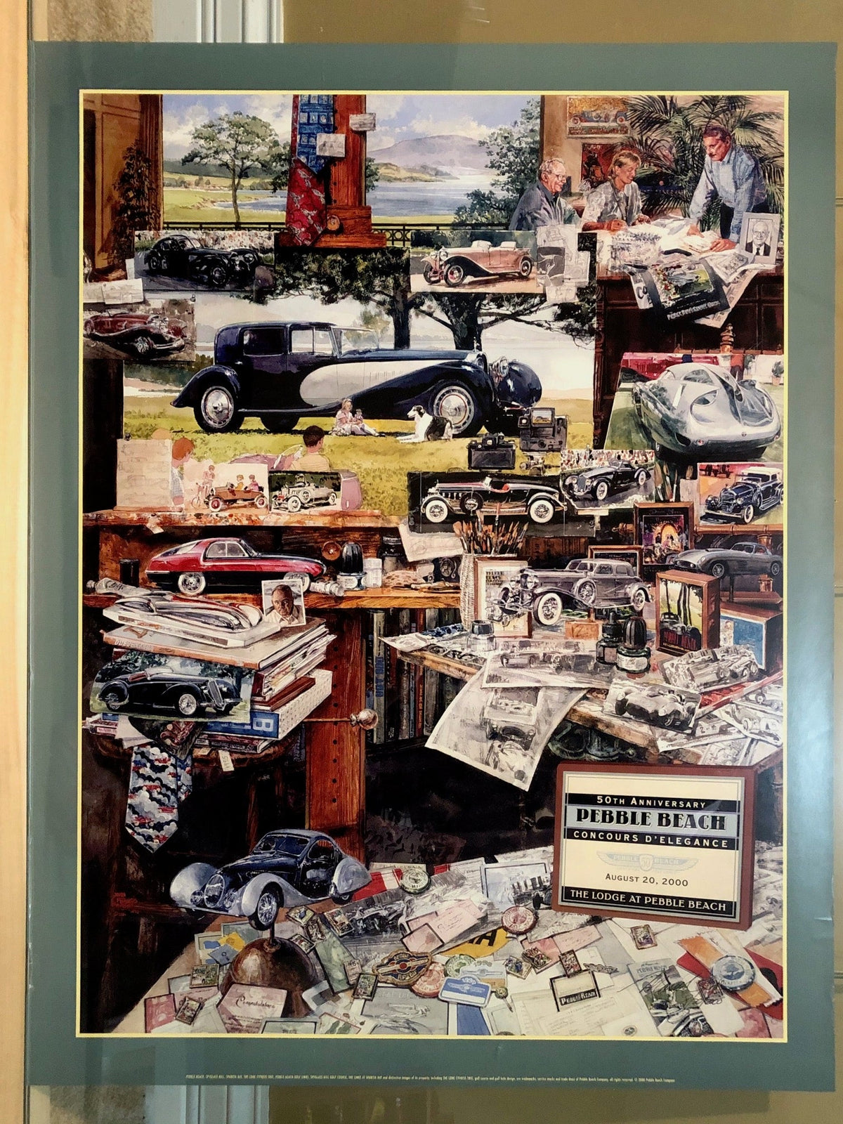 Pebble Beach Concours d'Elegance 2000 Event Poster
