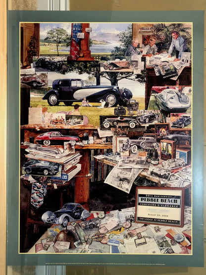 Pebble Beach Concours d'Elegance 2000 Event Poster