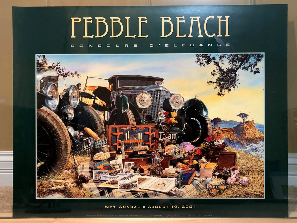 Pebble Beach Concours d'Elegance 2001 Event Poster