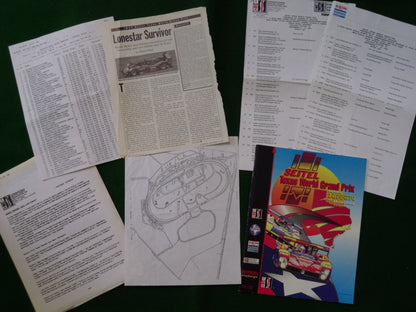 Texas World Grand Prix 1995 Program