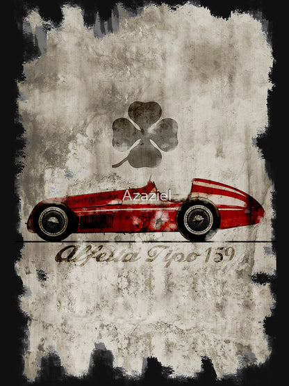 Formula One old school Alfa Romeo Alfetta 159