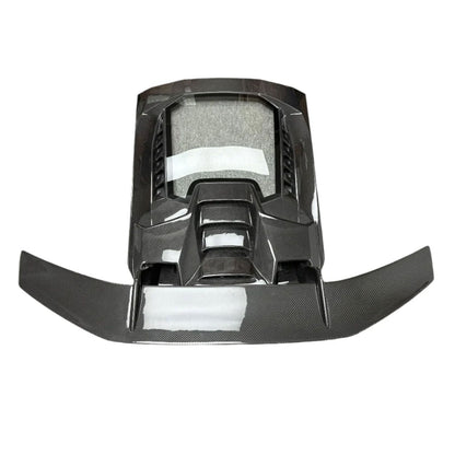 Performant Style Dry Carbon Fiber Engine Hood with Rear Wing for Lamborghini Huracan LP580 LP610